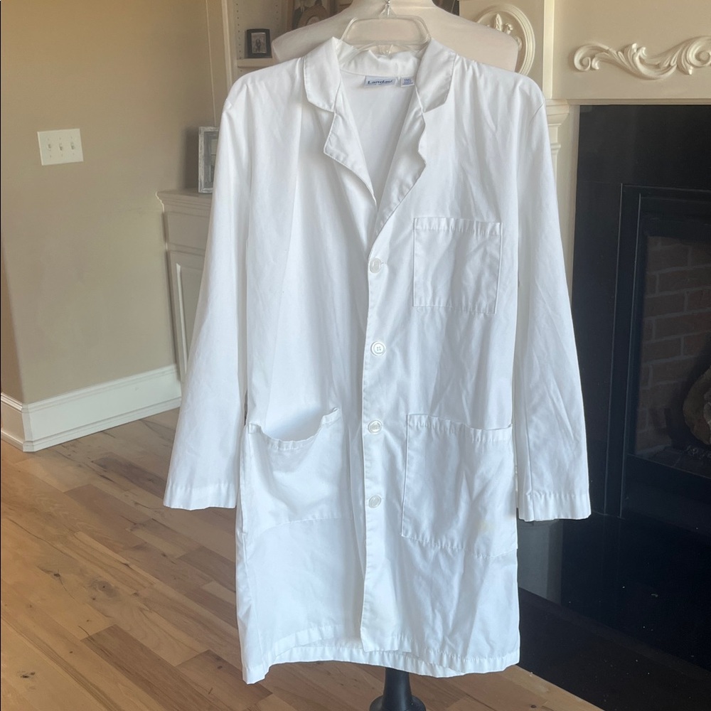 White Lab Coat Womens S M L